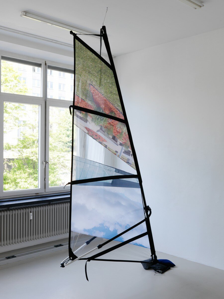 Aude Pariset, Bright Day Steering (Pfizer sail), 2014